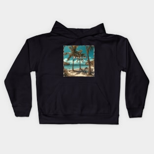 Bonaire Island Design Kids Hoodie